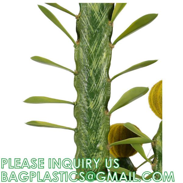 Artificial Succulent Plants - Realistic Artificial Flowering Cactus, Fake Succulent Plant Decor for Home Office