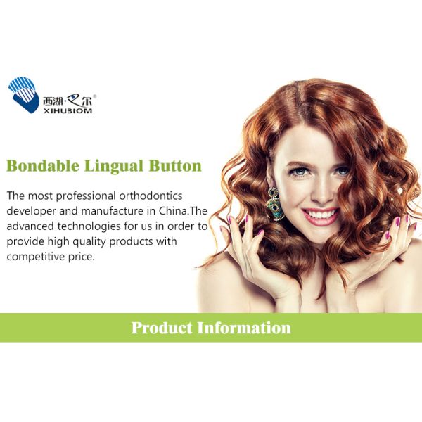 Класс I Стандартный BIOM сетка языковая кнопка в ортодонтии с цепью