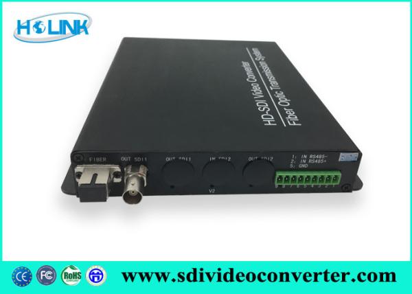 4 HD-SDI digital video converter Standalone single fiber single mode fiber transceiver