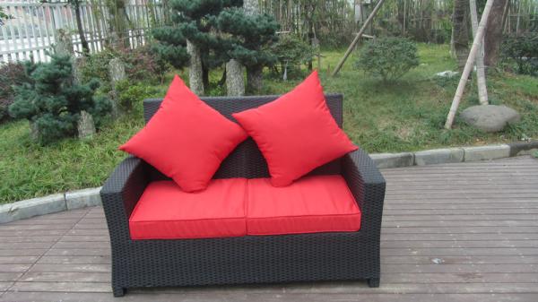 KD 4pcs cheap garden sofas outdoor rattan sofa as customized color