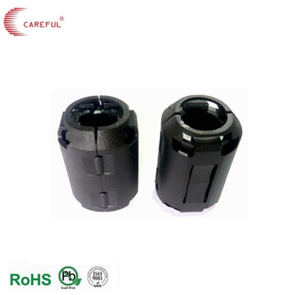 White And Black Plastic EMI Ferrite Clamp On Cores For 6/ 6.5/10/13/19mm Cable