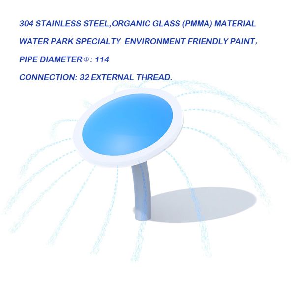  Water Park Fiberglass Steel Aqua Water park Accessories Wave Candy  Commercial Splash Pads