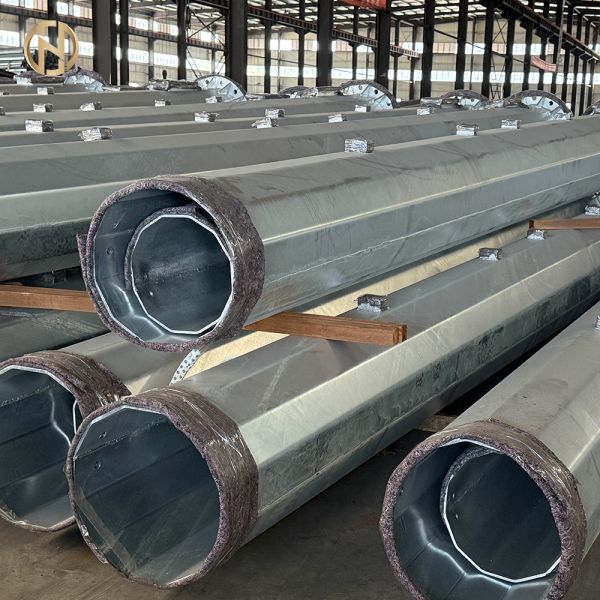 15m to 50m Adjustable High Pole Light Stadium High Mast Light Pole Hot Selling Galvanized High Mast Lighting Steel Pole