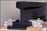 Plain Color Carbon Steel Elastic Rail Clips / Crane Clip Cast Iron