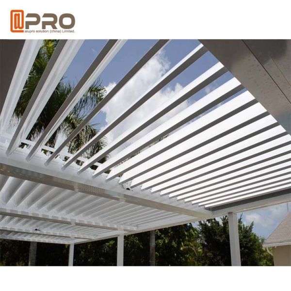 Tamanho de alumínio moderno 150mm da lâmina do caramanchão de Sunproof, 200mm, 265mm