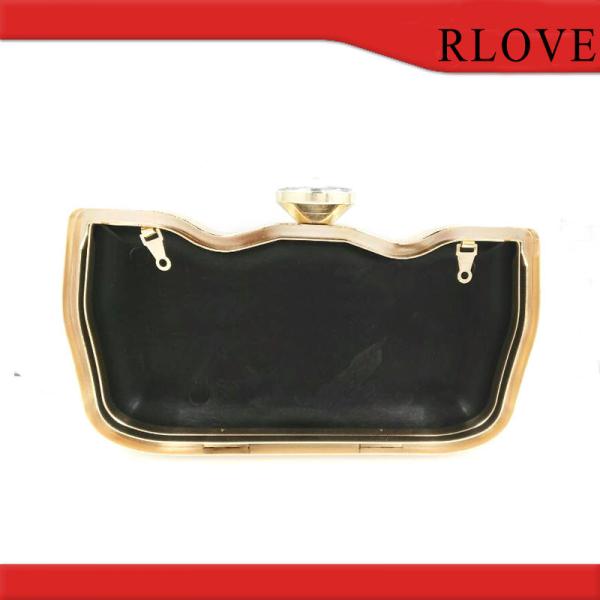 Metal bag parts material tote bag accessories box clutch frame for women handbag