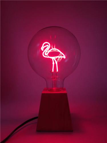 400lm Glass E27 G125 EMC Flamingo Decorative Filament Bulb Globe