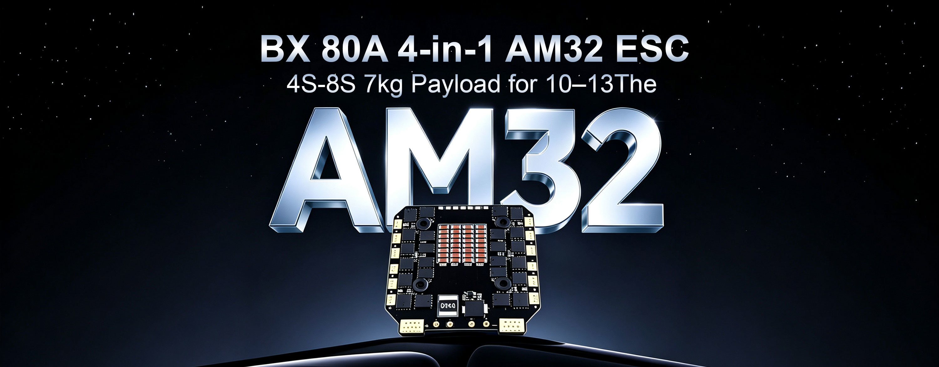 ZTW BX 80A 4-in-1 AM32 ESC 4S-8S 7kg Payload for 10–13The ZTW BX-80A 4-in-1 AM32 ESC