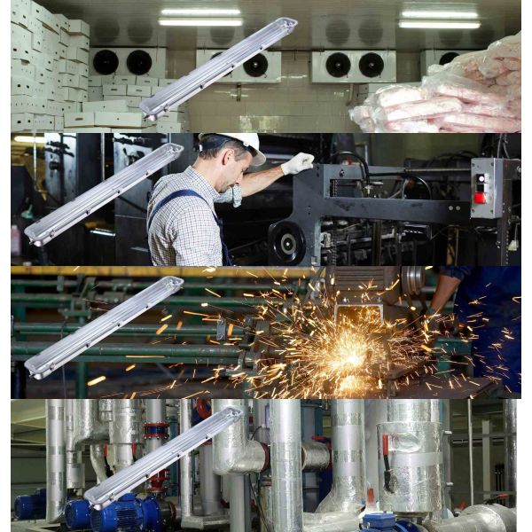 IP65 Stainless Steel LED Tri Proof Light 25W-75W Waterproof Robust