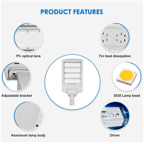 50W-420W Модульные коммерческие светодиодные уличные фонари высокая яркость чип