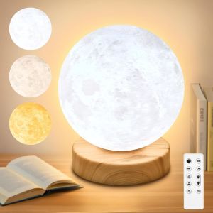 Customizable 24W LED Moon Light with 6000K Daylight Alert and Remote Control