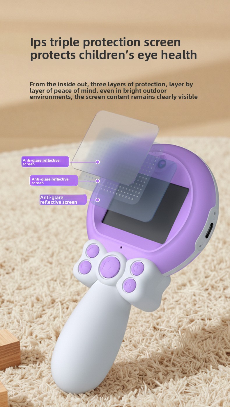 New Cross-Border Magic Wand Children's Camera HD Dual-Camera Video-Capable Cute Cartoon Digital Camera Wholesale