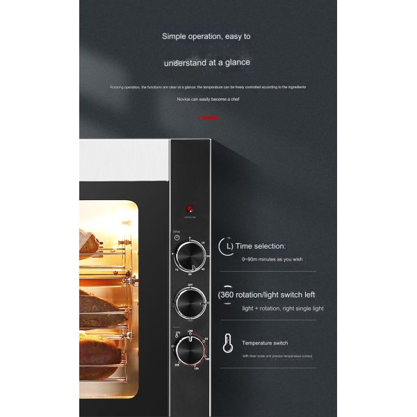 Bread Bakery Machine Fully Automatic Electric Heating Sweet Potato Roasting Oven 220V