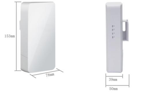 2.4GHz 300Mbps Outdoor Wireless Bridge Long Range With 8dBi High Gain Antenna