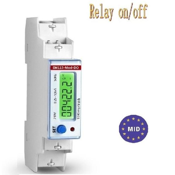 Electricity Meter with MID Certificate Measuring Energy Range 0-99999.9 KWh