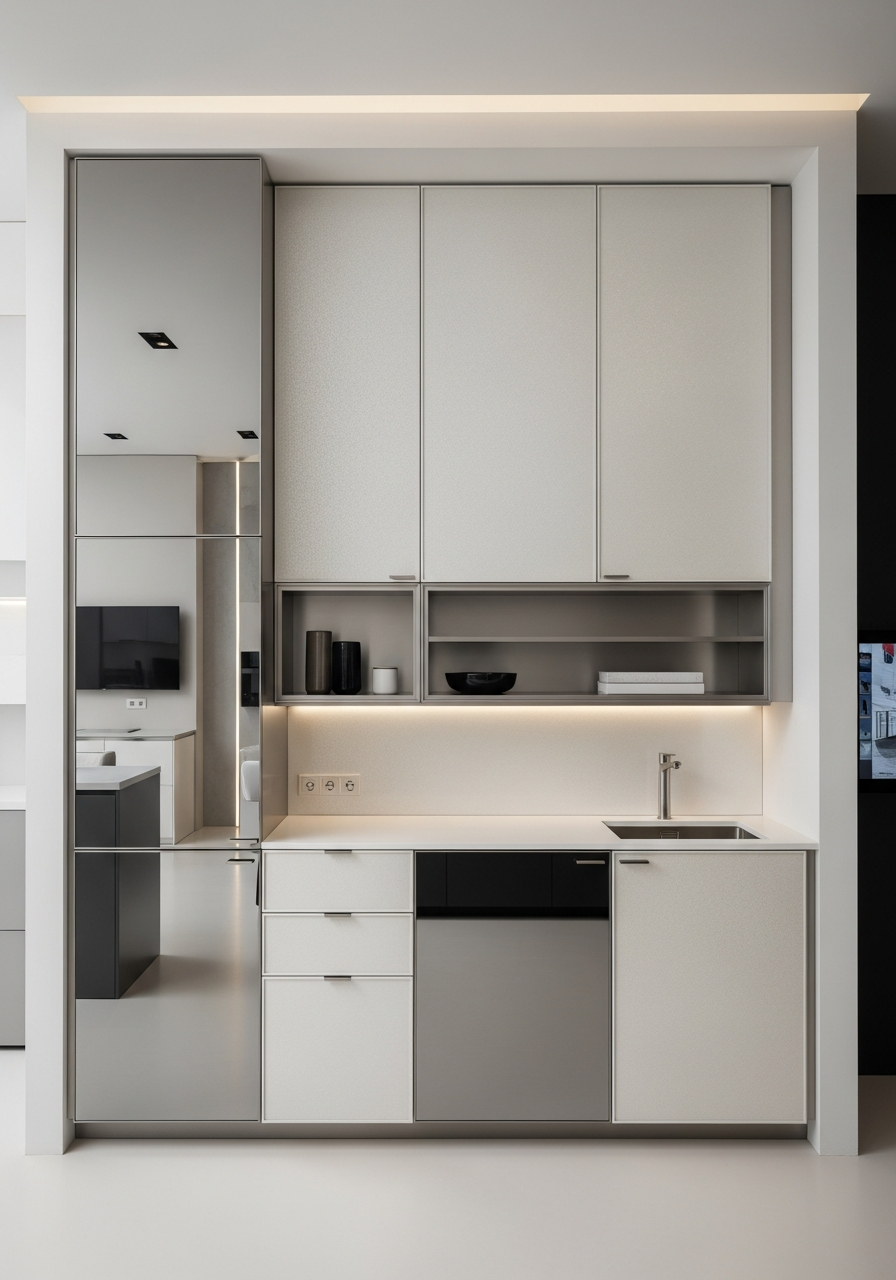 Luminous Pearl Partition Panel in 304 Stainless Steel