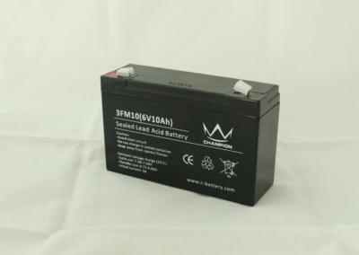 A bateria 6v 10ah/manutenção da bateria do vrla de AGM livre selou o ciclo profundo da bateria acidificada ao chumbo