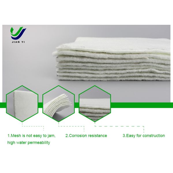 Durable PP Staple Fiber Geotextile with UV Resistance High Water Permeability and Excellent Puncture Resistance for Road Construction