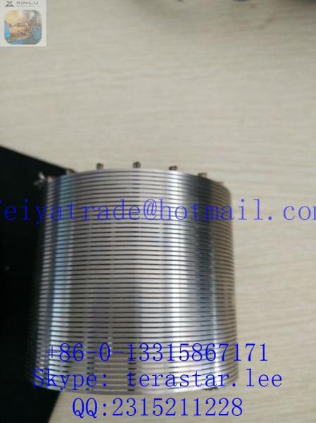 PERFECT ROUND WATER WELL SCREEN / DEWATERING WELL SCREEN TUBE / WEDGE WIRE JOHNSON SCREEN PIPE /  V WIRE SLOT SCREENS