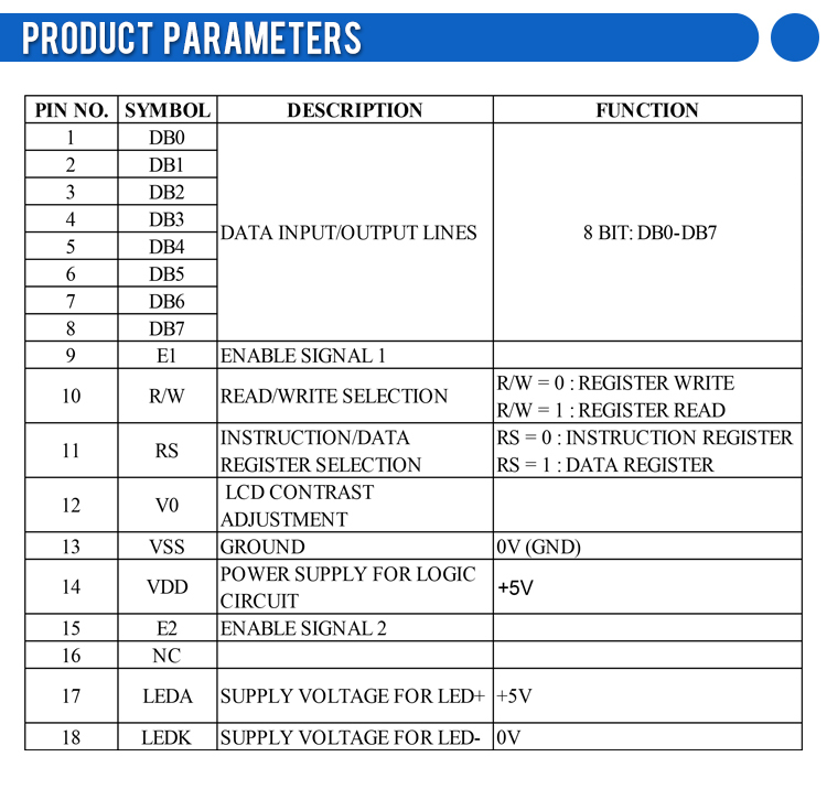 Blue Film White Letters 4004A3 4004 Character LCD Module 4X40 Interface Module ST7066U LED Backlight