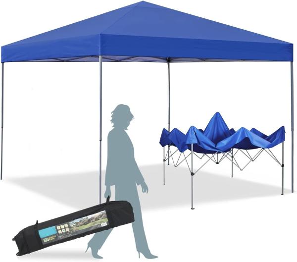 Show Canopy Tent, Stable Pop up Outdoor Canopy Tent, Gazebo Tent with Mosquito Netting Outdoor Canopy Shelter