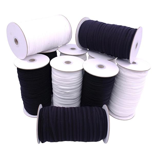 Nylon elastic bands Soft flat elastic cord rope for garment accessories