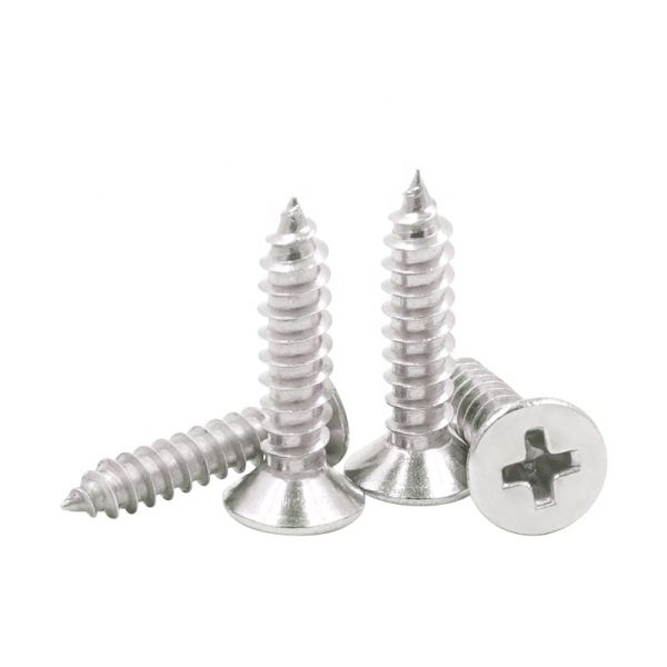ST2.2 Standard Thread 304 Stainless Steel Countersunk Head Cross