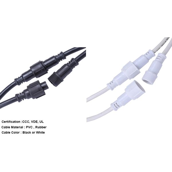 Соединитель прокладки 6pin СИД M18 IP68 2.4A магнитный Pogo