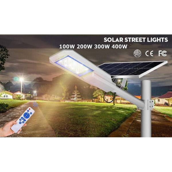 5000lm 300 Watts Solar Street Light LED Solar Powered Lights SMD 5730