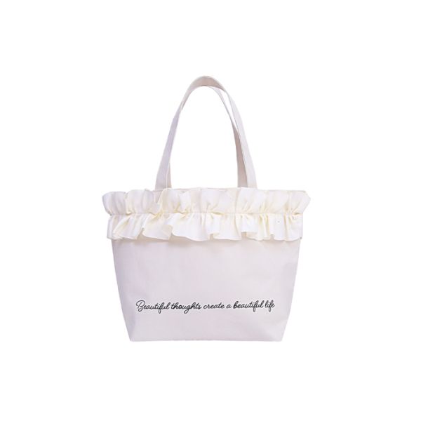 Cotton Canvas Tote Bag For Lady