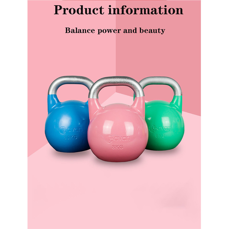 Оранжевый порошок покрыл корозию Kettlebell литого железа 16kg анти-