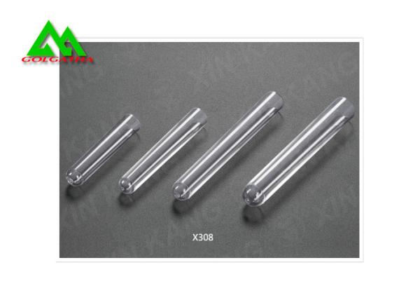 Plastic Test Tubes With Corks For Chemical Industry / Medical Laboratory