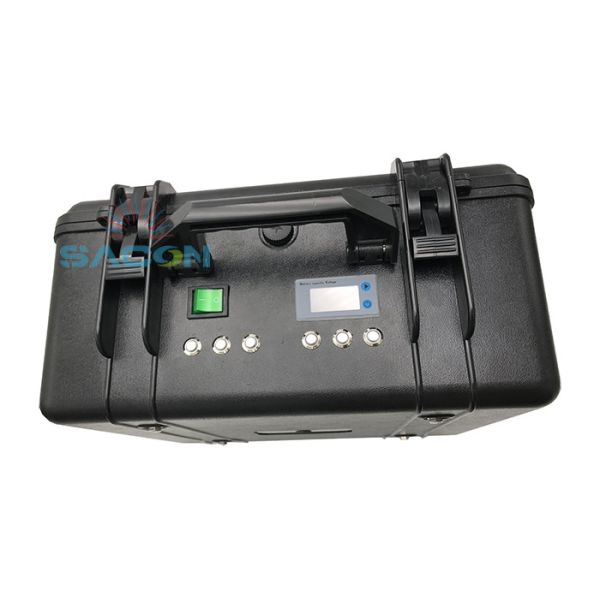 60W GPS Mobile Phone Signal Jammer with 6 Antennas and 2 Hours Built-in Battery Working Time