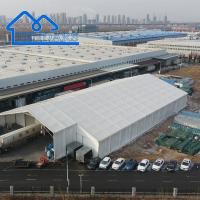 Tenda de armazenamento industrial temporária de PVC Tenda de armazenamento de alumínio estrutura de estrutura Tenda de armazenamento grande Tendas para venda