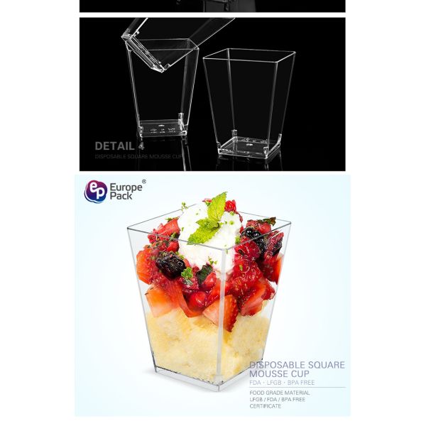 New 2019 icecream juice plastic transparent disposable slush cup for sale