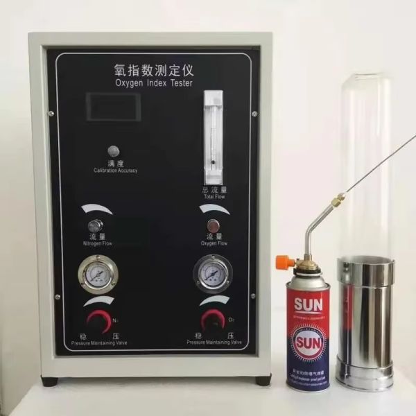 Digital ASTM D2863 Oxygen Index Tester with 0.1% Accuracy for Precise Limited Oxygen Index Measurement