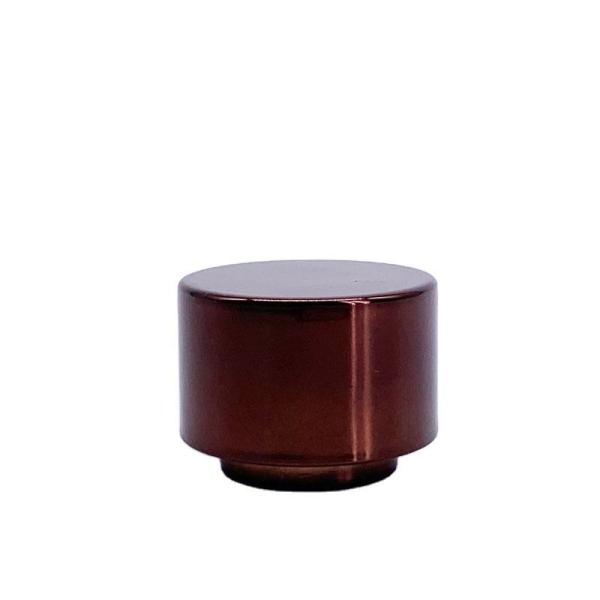 Customized Zamac Perfume Cap Electroplating Process High-End Cosmetic Packaging