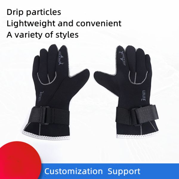 450D Polyester Waterproof Riding Gloves Waterproof Water Rescue Gloves
