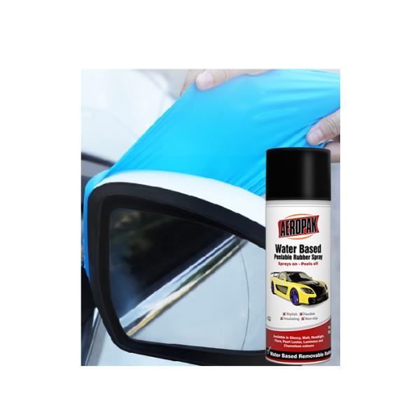 Spray de pintura de goma a base de agua de 400 ml para coches, 3 años de vida útil