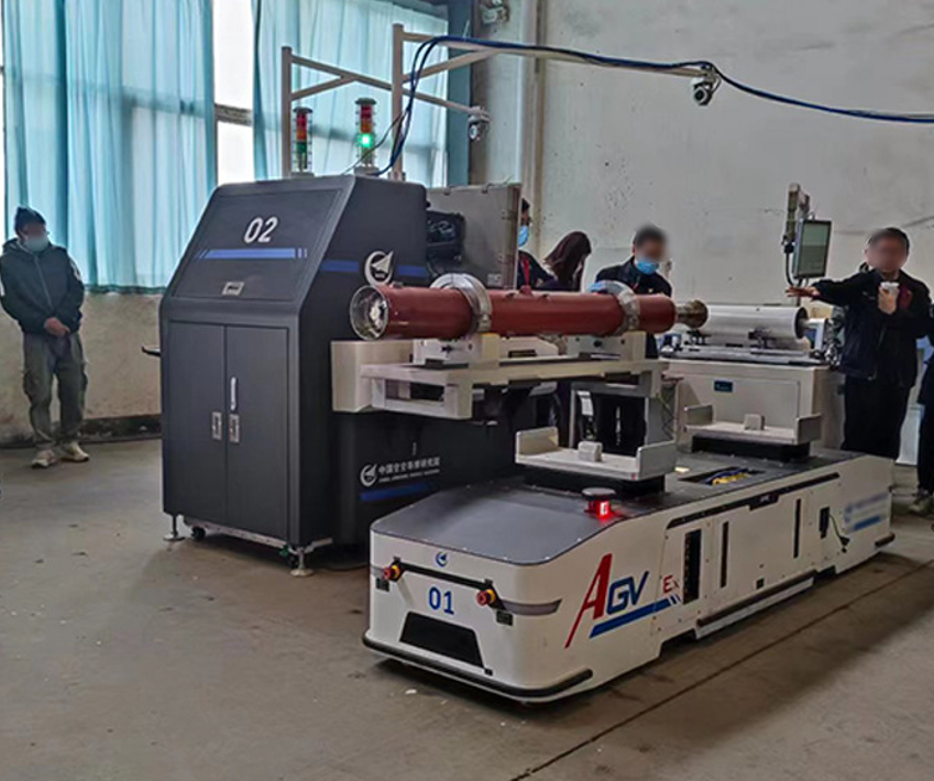 Автоматизированное подъемное управление автомобиля AGV Всенаправленная загрузка AGV 1000 кг Точная стыковка на заказ