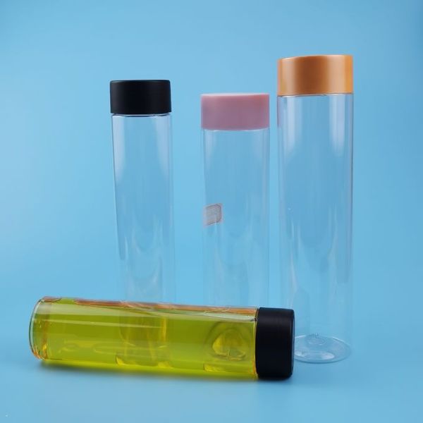 пластмасса опарника сока цилиндра ЛЮБИМЦА 47mm 350ml 500ml тонкая