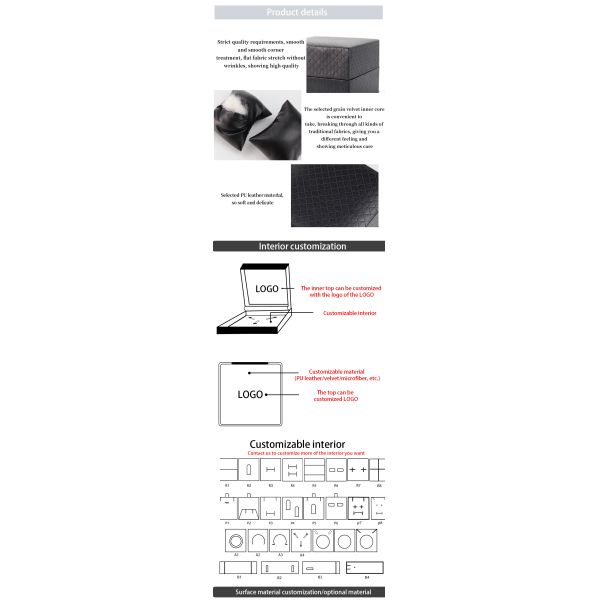 Diamond Crosshatch Textured Hard Paper Watch Case Cardboard Luxury Box