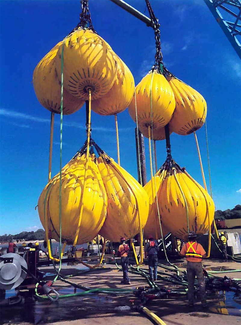 Crane Load Test Water Bags High Load Capacity Easy To Fill Drain Reusable
