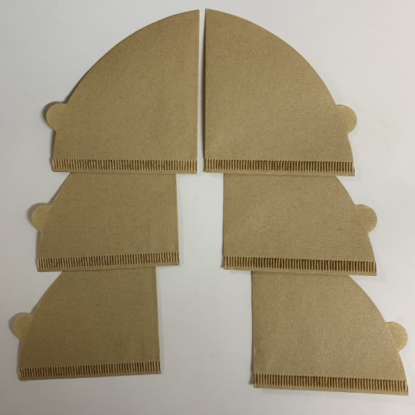 Кофе конуса V60 фильтрует естественные фильтры кофе фильтра кофе потека устранимые бумажные портативные