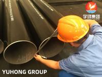 ASTM A106 GR. Superfície do óleo do preto da tubulação sem emenda do aço carbono de B