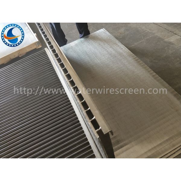 L500mm Stainless Steel Wedge Wire Screen Panels For Coal Washing Equipment