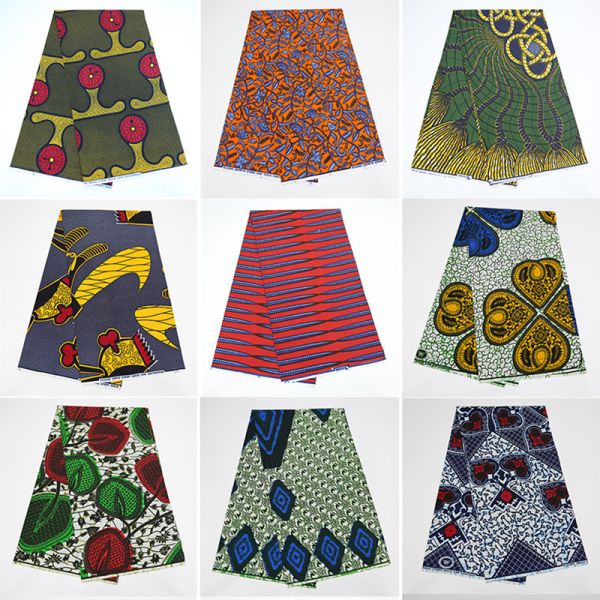 High Quality 100% Cotton Wax Print Fabric African Wax Fabric for Dress Home Textile