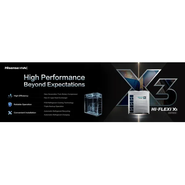 Hisense Hi-FLEXi X3 Wall Mounted AC 12000 BTU Inverter White