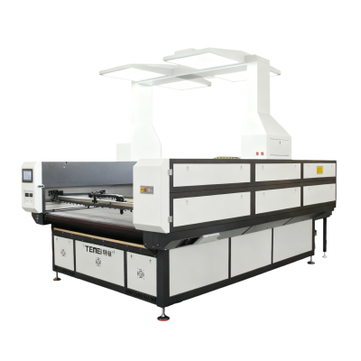 130W 150W Visual Camera CO2 Laser Cutting Machine Fabric Textile Leather Processing Application