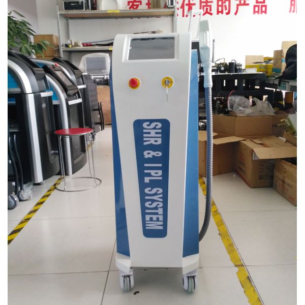 Beauty Clinic IPL SHR Hair Removal Machine , Fast Permanent IPL Beauty Equipment